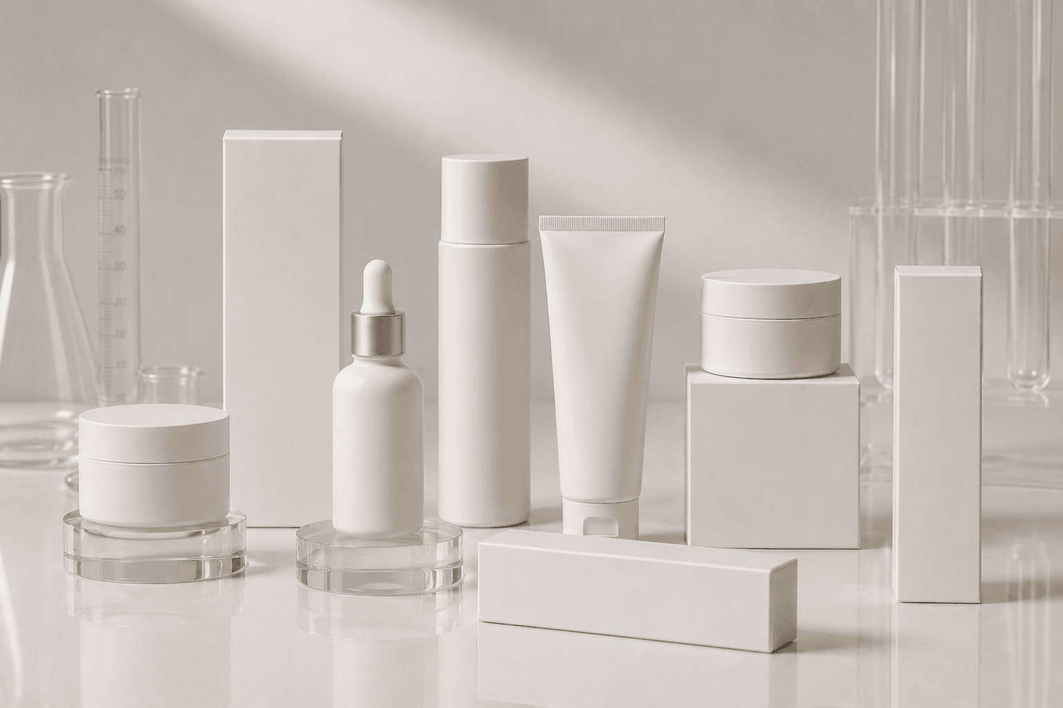 Minimal cosmetic packaging